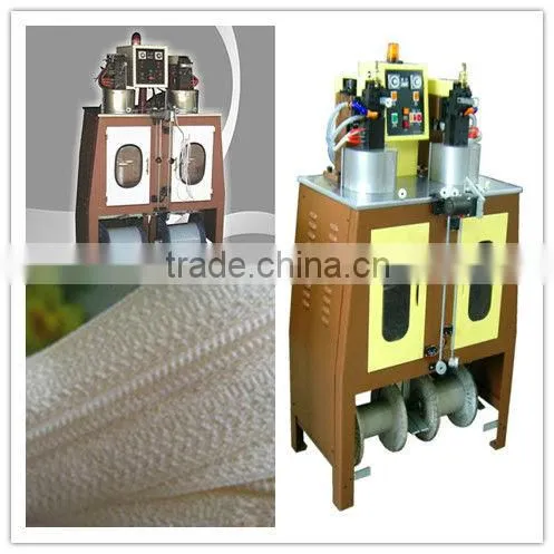 high speed nylong zipper coiling machine for sale