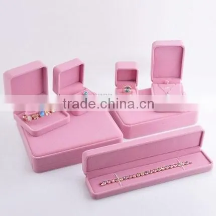 Custom Design for the velvet jewelry ring,bracelet,necklace box