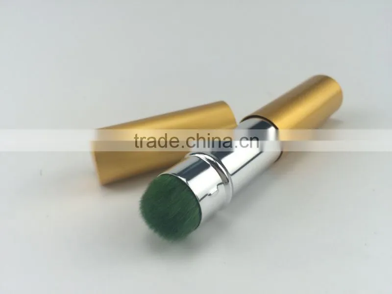 High grade Professional royal yellow face use retractable kabuki brush