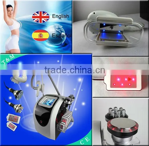 4in1 Laser Lipolysis + 40K cavitation + Body RF + Cryolipolysis Freeze Fat Machine Beauty Slimming Instruments