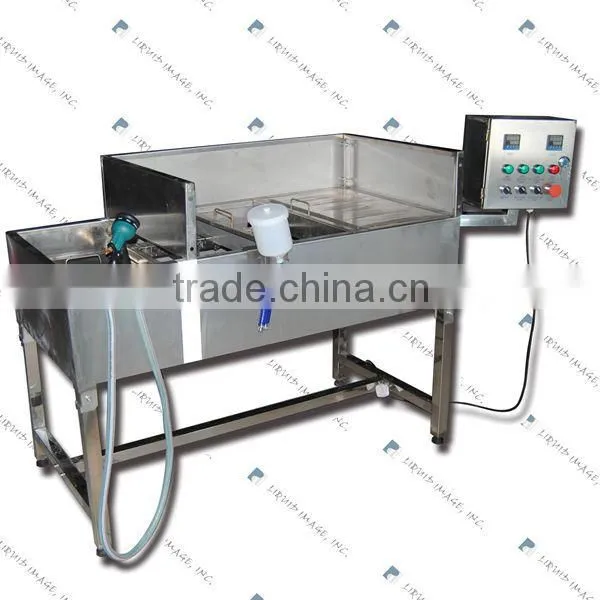 spot printing machine, hydrographic film dipping tank with washing gun No. LYH-WTPM062-1 stainless steel semi-auto