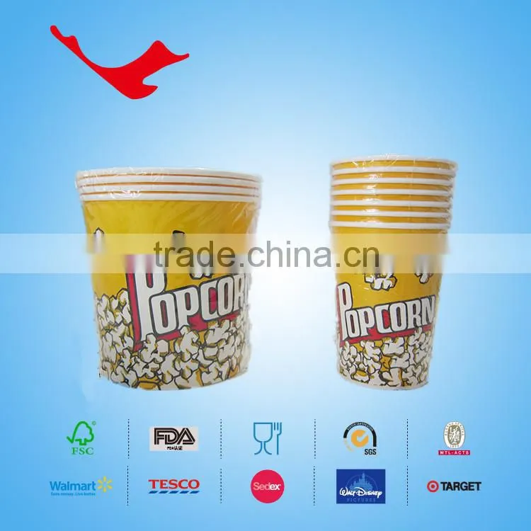 8oz PE coated Single wall disposable paper cups with Printing