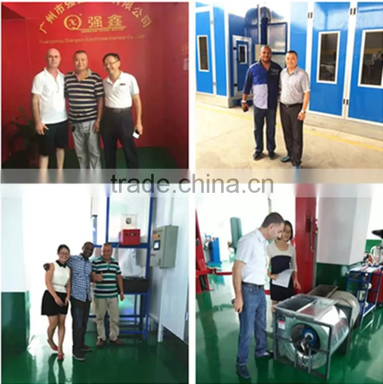 CE Approved Auto Workshop Halogen Tube Paint Drying Chamber