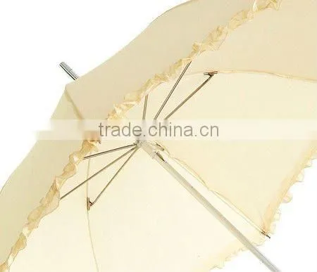 Fashion Creme Caramel Umbrella for Wedding gift
