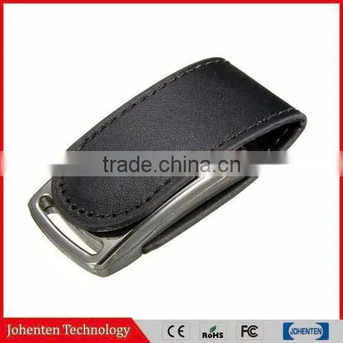 USB2.0 Factory directly sale Leather USB Flash Drive Memory Flash Stick