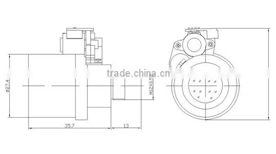 fujian cn AICO fixed iris Motorized zoom 3.7-14.8mm 2mp 1/3" F1.6 M12 cctv auto focus lens