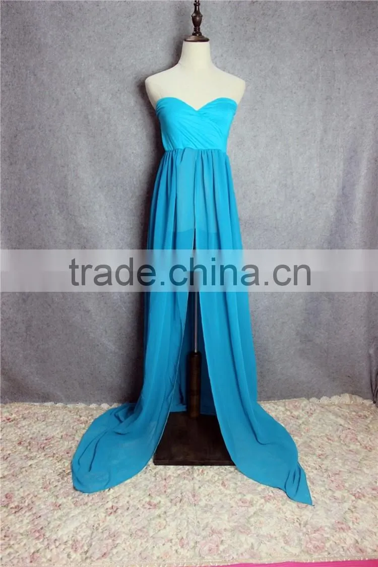 Fancy Photography Maternity Dress Pregnant Clothes Maxi Chiffon Dress