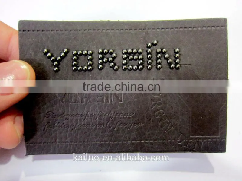 jeans leather patch