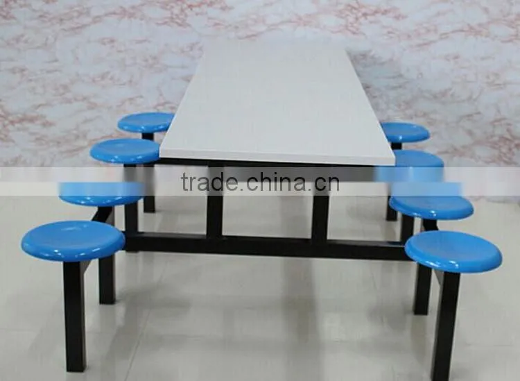 high quality indoor commercial canteen tables and chairs