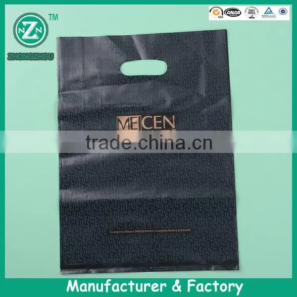 Plastic reinforced patch die-cut bag