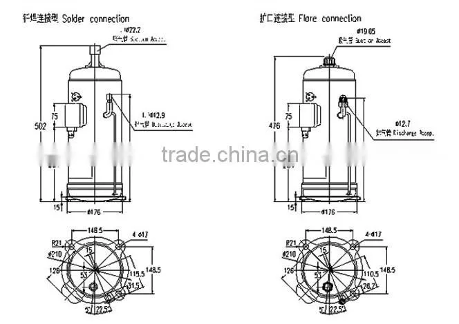 Hitachi Compressor G303DH-47Q2,,hitachi scroll compressor