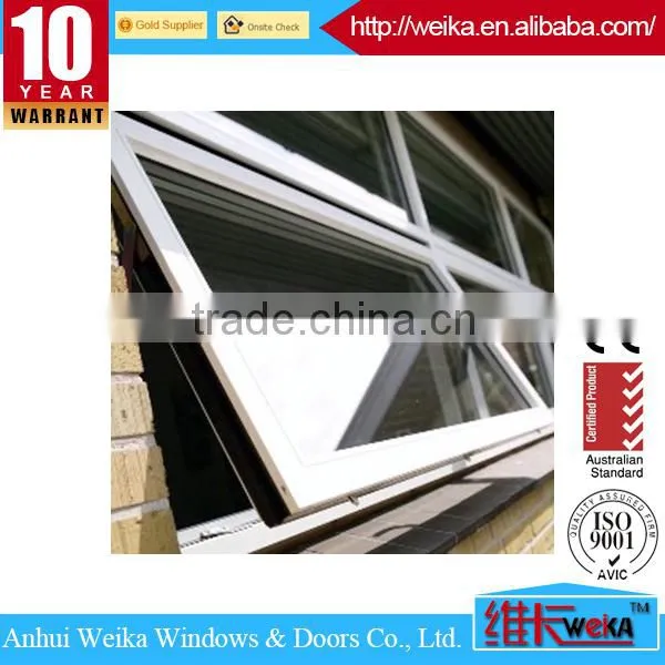 Hot-Selling White or any color awning window with manual opener