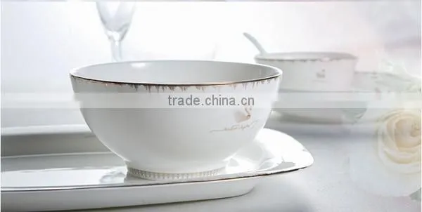 50pcs Bone china dinner set/dinnerware sets