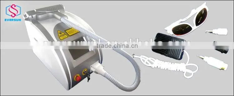 Q switch & Nd Yag laser tattoo removal 1064nm & 532nm with CE