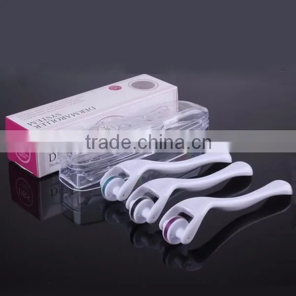 Dermaroller 180 needles / derma skin roller / microneedling dermaroller titanium DRS180