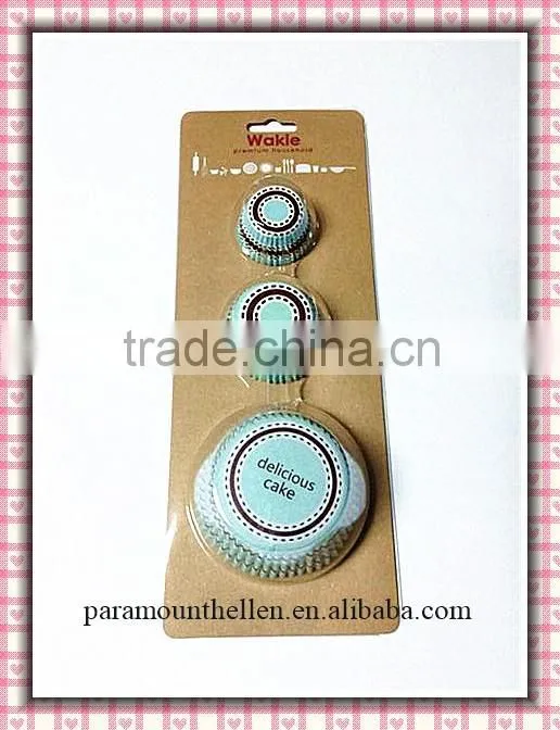 Plastic tube cup cake package for supermarket cupcake cases baking cups