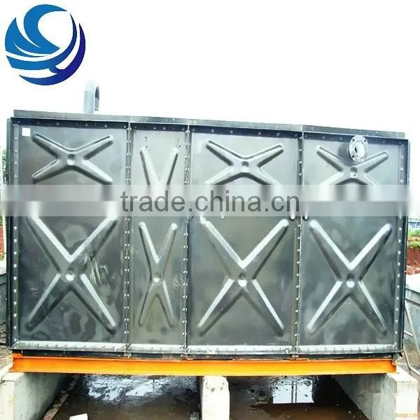 Stainless steel and hot dip galvanized BDF water tank made in Huili
