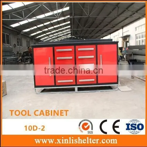 10 Drawers 7FT Heavy Duty Metal Garage Tool Cabinet