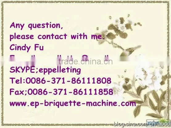 Crop Straw Moulding Machine