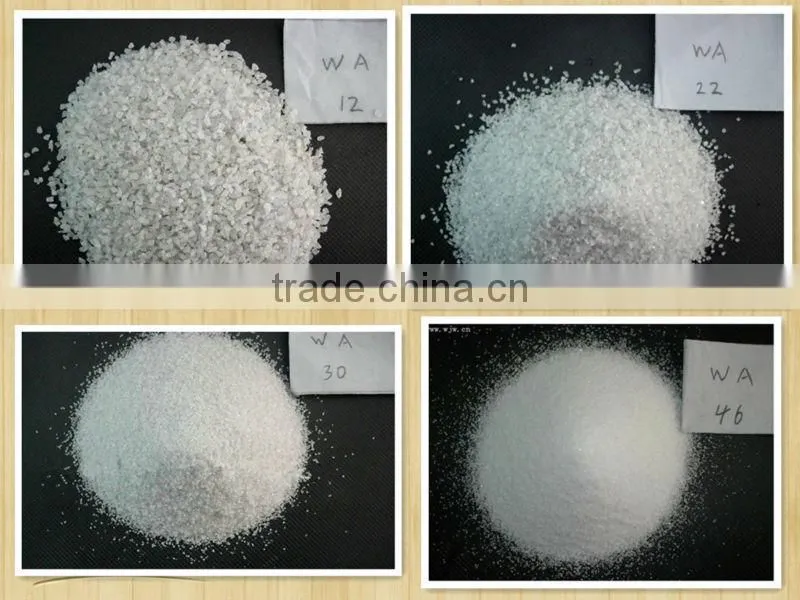 high quality and reasonable price Whith fused alumina