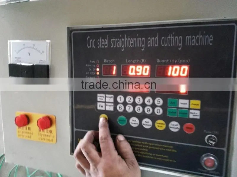 low investment Steel bar Straightening machinery