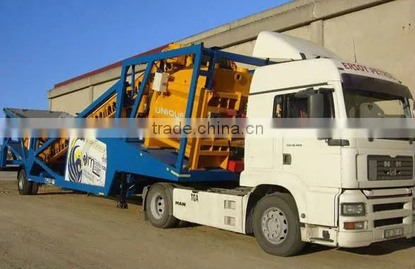 UNIQUE UTM50 Mobile Concrete Mixing Plant