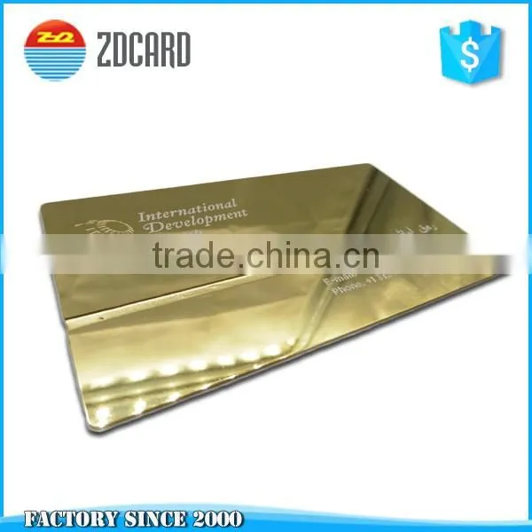 quality customized metal cards with color printed