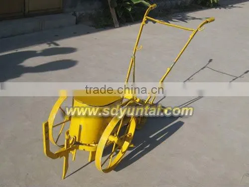 Ox drawn seeder