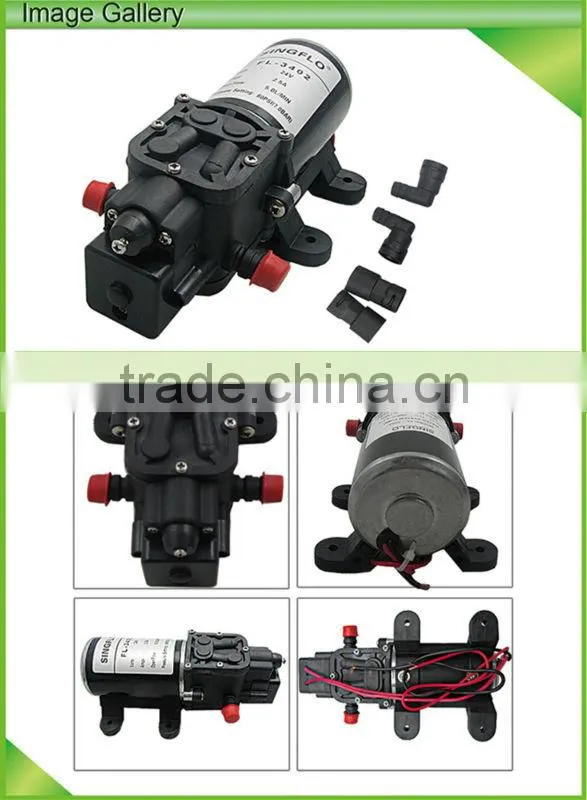 Singflo 12 volt DC water pump/high pressure water pump/ small electric water pump