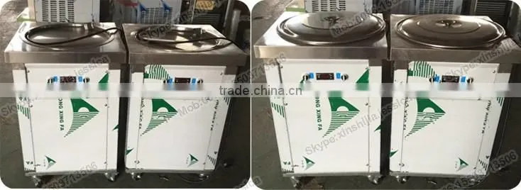 Factory wholesale price fry ice cream machine
