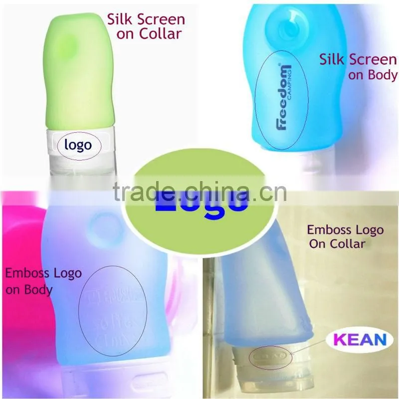 2017 TSA Approved Best Travel Kit Silicone Travel Shampoo Bottles
