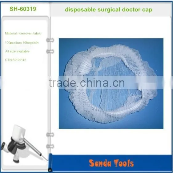 nonwoven disposable bouffant cap