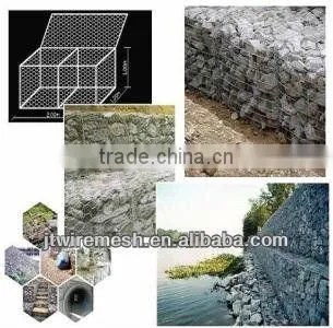 Direct factory of pvc coated galvanized gabion box/gabion box buyer made in china