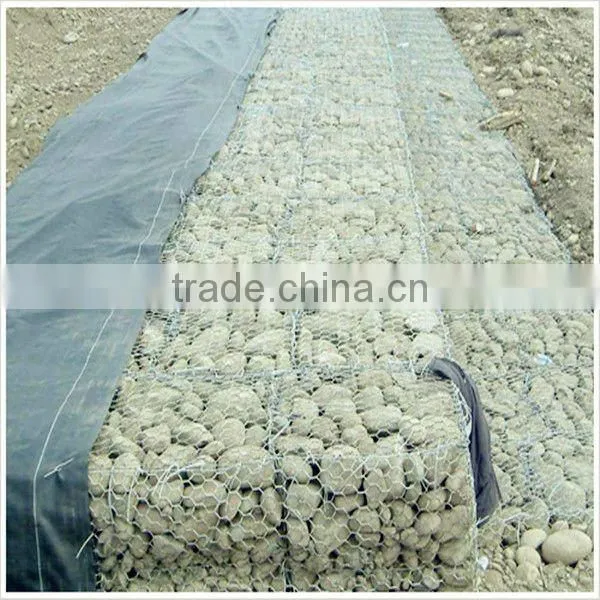 PVC Coated Hexagonal Stone Gabion Wall