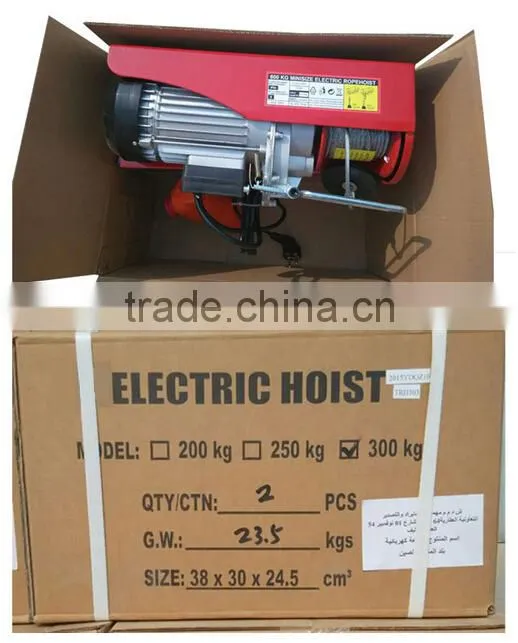 pa1000 mini electric hoist winch
