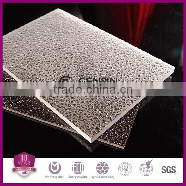 Transparent polycarbonate Sheet Roll 1220mm*30meters/ Embossed Polycarbonate Sheet