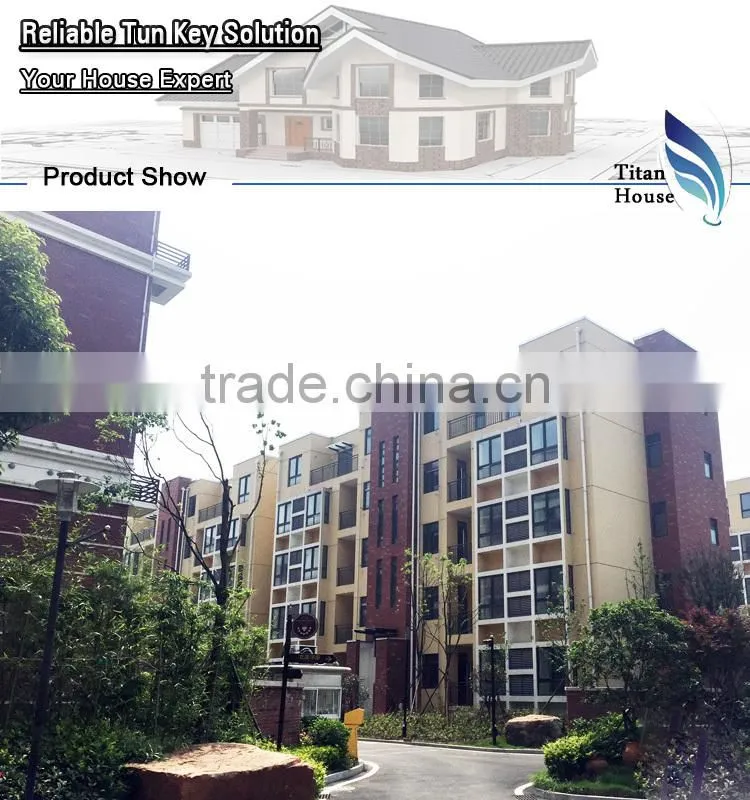 High Quality Light Steel Prefabricated Modular Apartment for Sale in Tbilisi