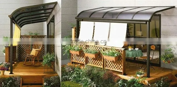 Clear Bayer Material gazebo.balcony cover.our door covers,