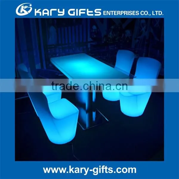 Event party popular glowing banquet desk led dining table