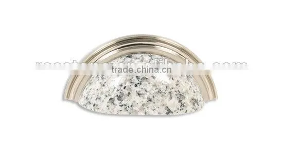 cup pull-NP-BN granite pull cup pull brushed nickel for kitchen and bathroom
