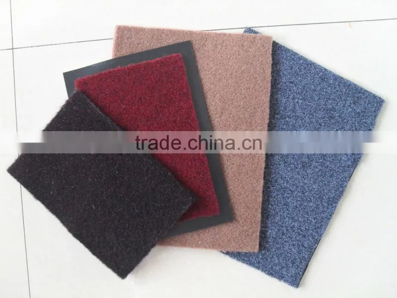 carpet with resin backing Needle Punch Brush Track carpet