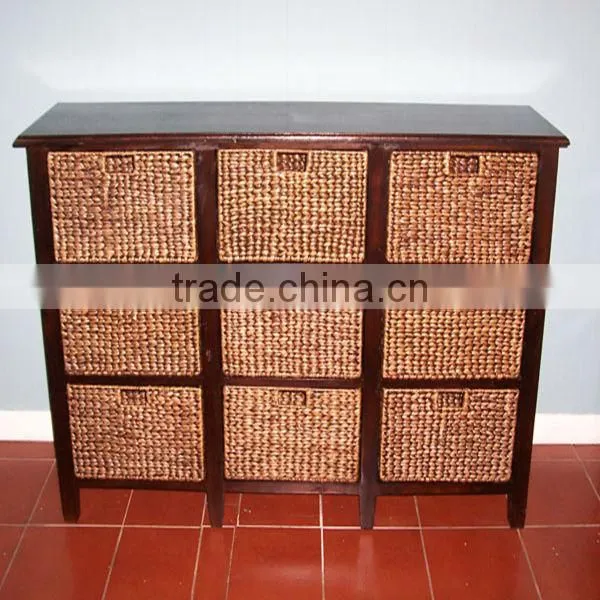 Modern Beautiful Exquisite corner wicker cabinet