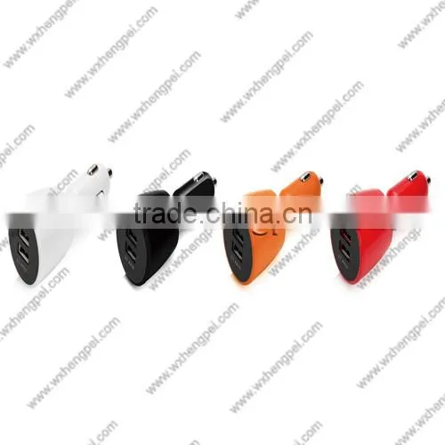 360Rotatable Dual USB Car Charger