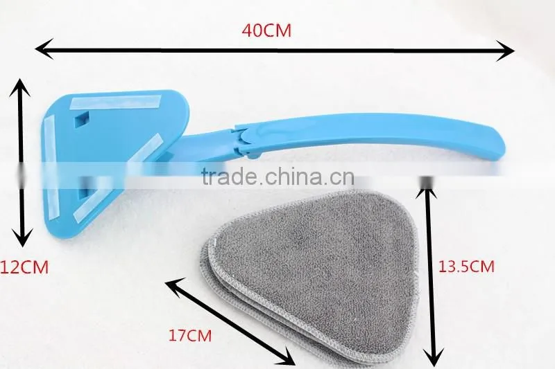 Use Wet or Dry Long Handle Cleaner Auto Glass Cleaner Wiper for keep Windshields Windows Clean