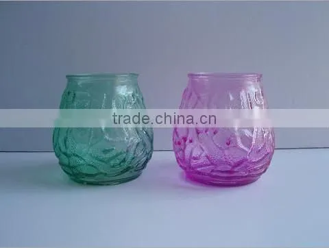 Glass Candle Holder , Glass Candle Jar , Candle Glassware