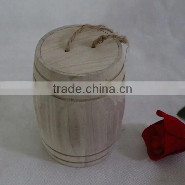 Round mouth wooden tea packing cans,coffee beans storage box