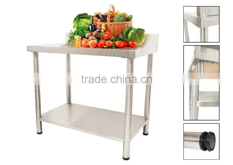 New Kitchen Stainless Steel Food Work Table