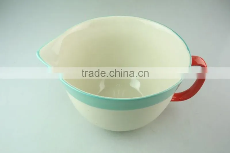 Big round ceramic cup with handle , eco-friendly, stocked ceramic cup for wholesale
