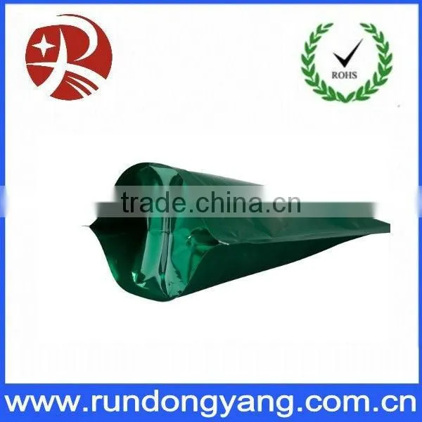 yellow aluminium foil Metallized Flat Food Bags