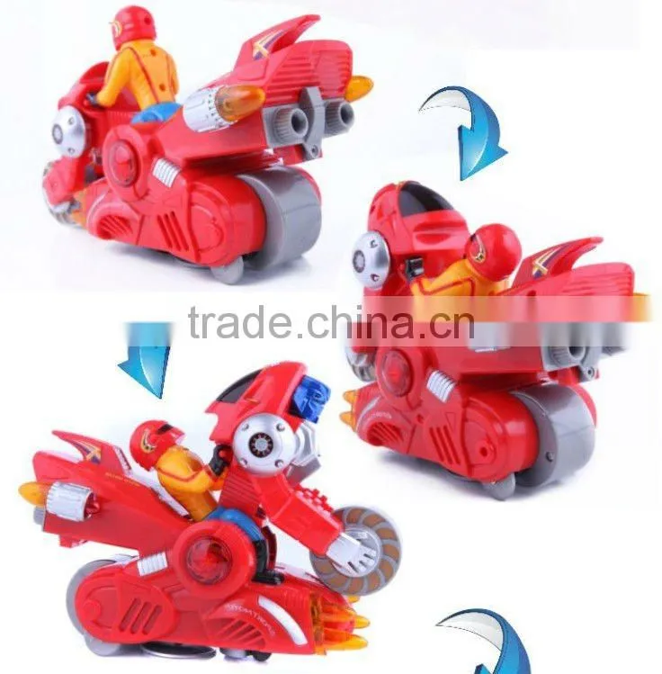 Supply fashion intelligent robot deformation motorcycle small order